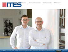 Tablet Screenshot of ites-gmbh.de